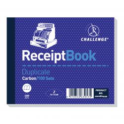 Challenge Duplicate Book Receipt  105x130mm 5 Pack