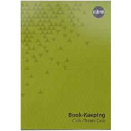 Rhino A4 Book-Keeping Book 32 Page Cash Ruling BKC-6