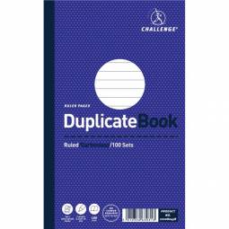 Challenge Carbonless Duplicate Book  210x130mm Pack of 5