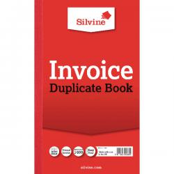 Silvine Duplicate Book Invoice 1-100 (Pack 6)