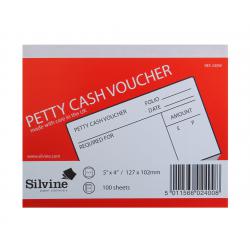 Petty Cash Pad 5x4in Pack of 24